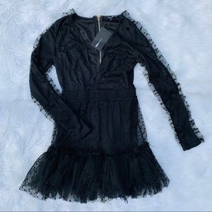 Fashion Nova Issa Look Mesh Dress